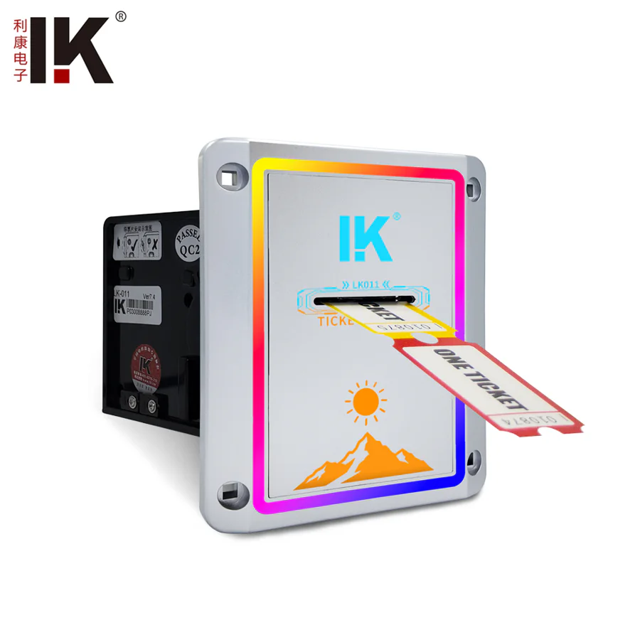 LK011 Customizable illuminated ticket dispenser